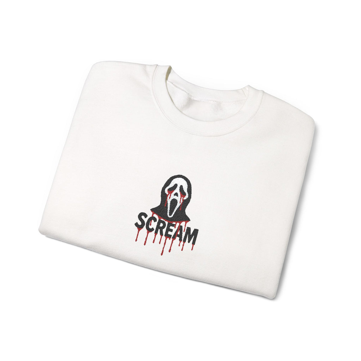 Scream Crewneck Sweatshirt (Embroidery)