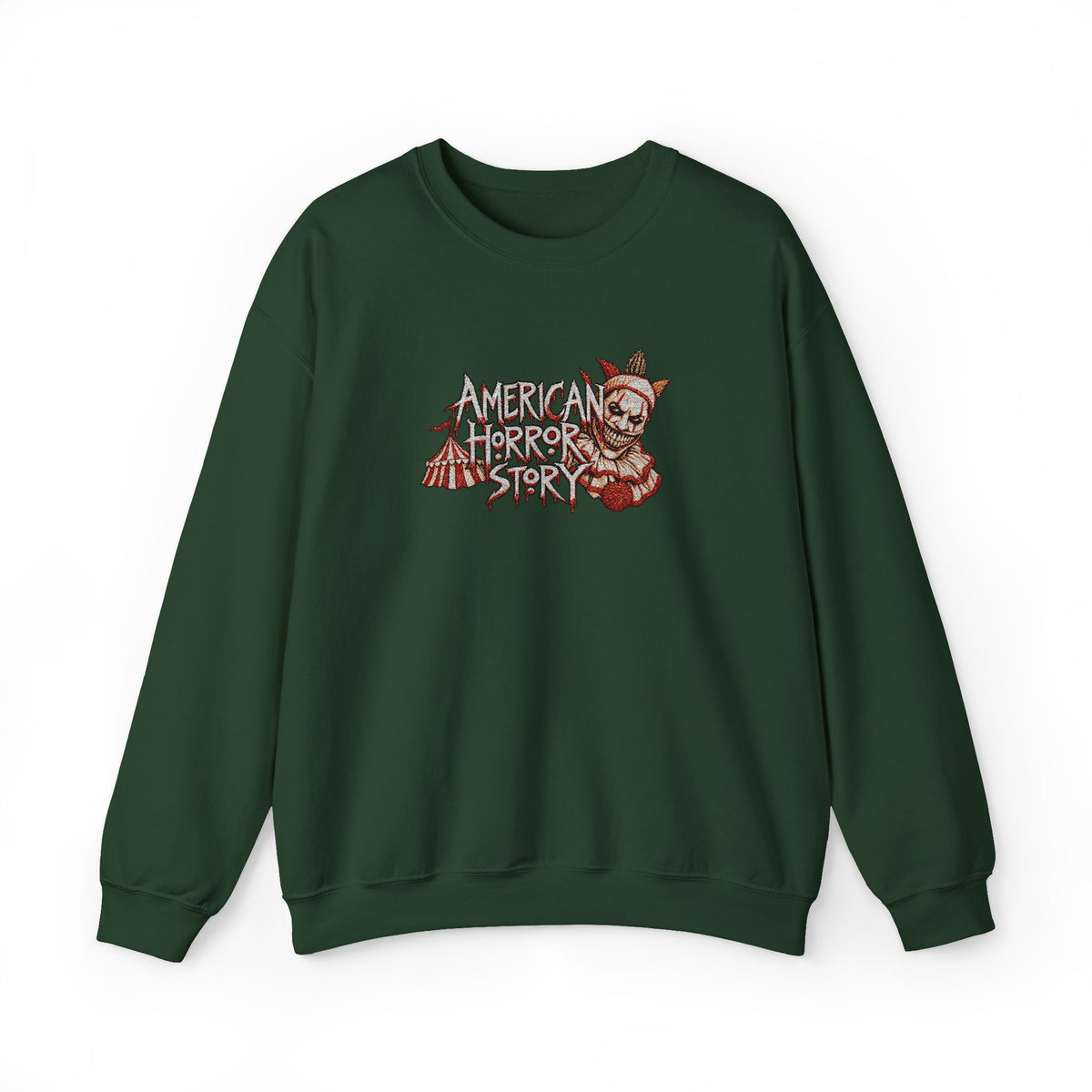 Twisty the Clown Crewneck Sweatshirt (Embroidery)