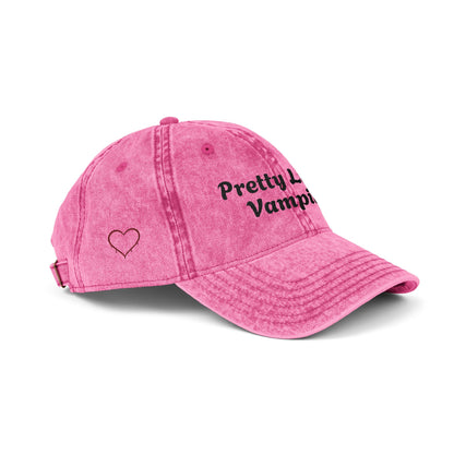Pretty Little Vampire Vintage Cap (Embroidery)