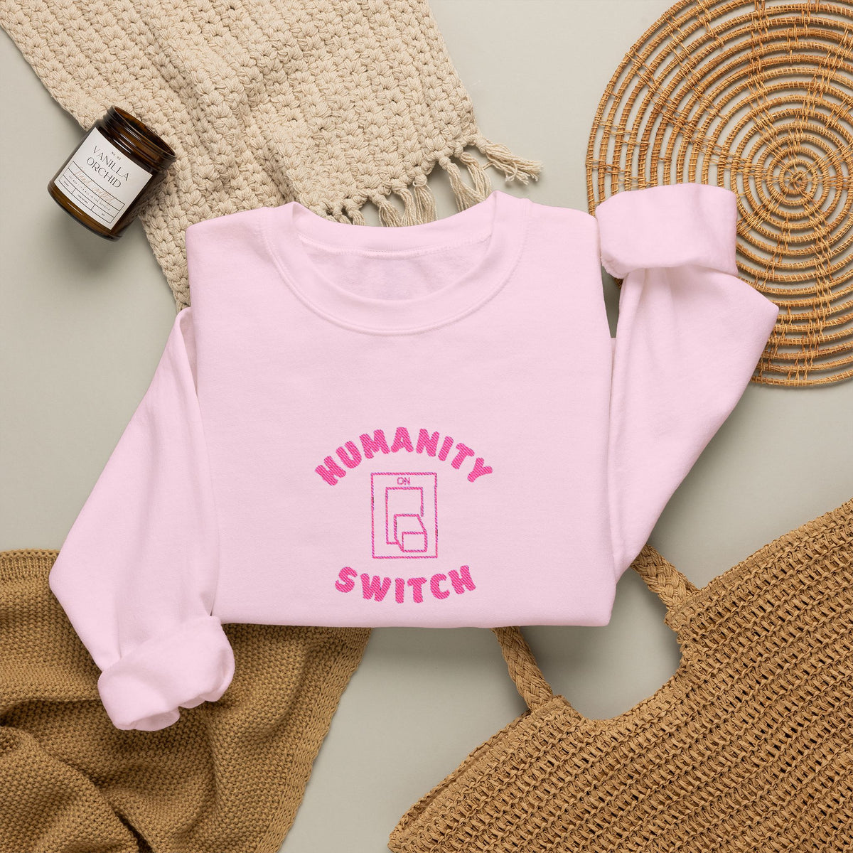 Humanity Switch Crewneck Sweatshirt (Embroidery)
