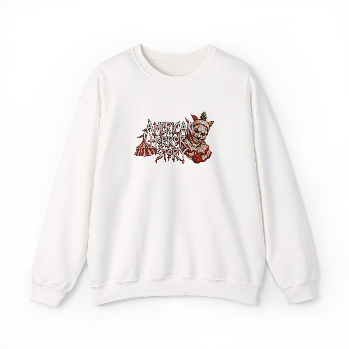 Twisty the Clown Crewneck Sweatshirt (Embroidery)