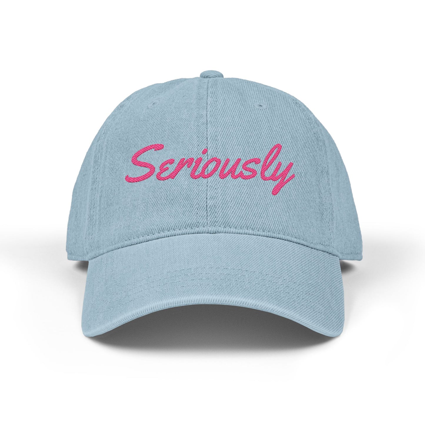 Seriously Denim Hat (Embroidery)