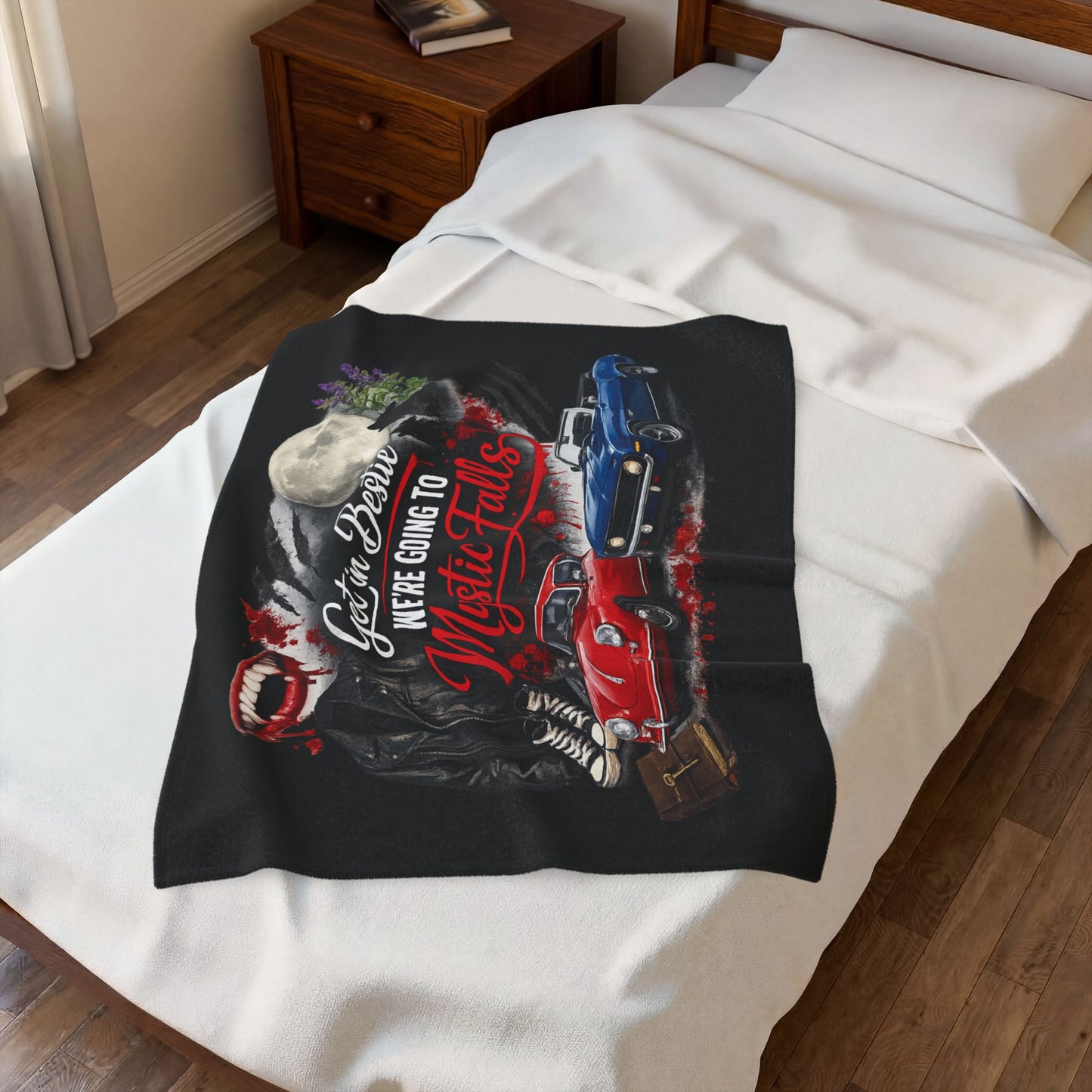 Mystic Falls Velveteen Plush Blanket