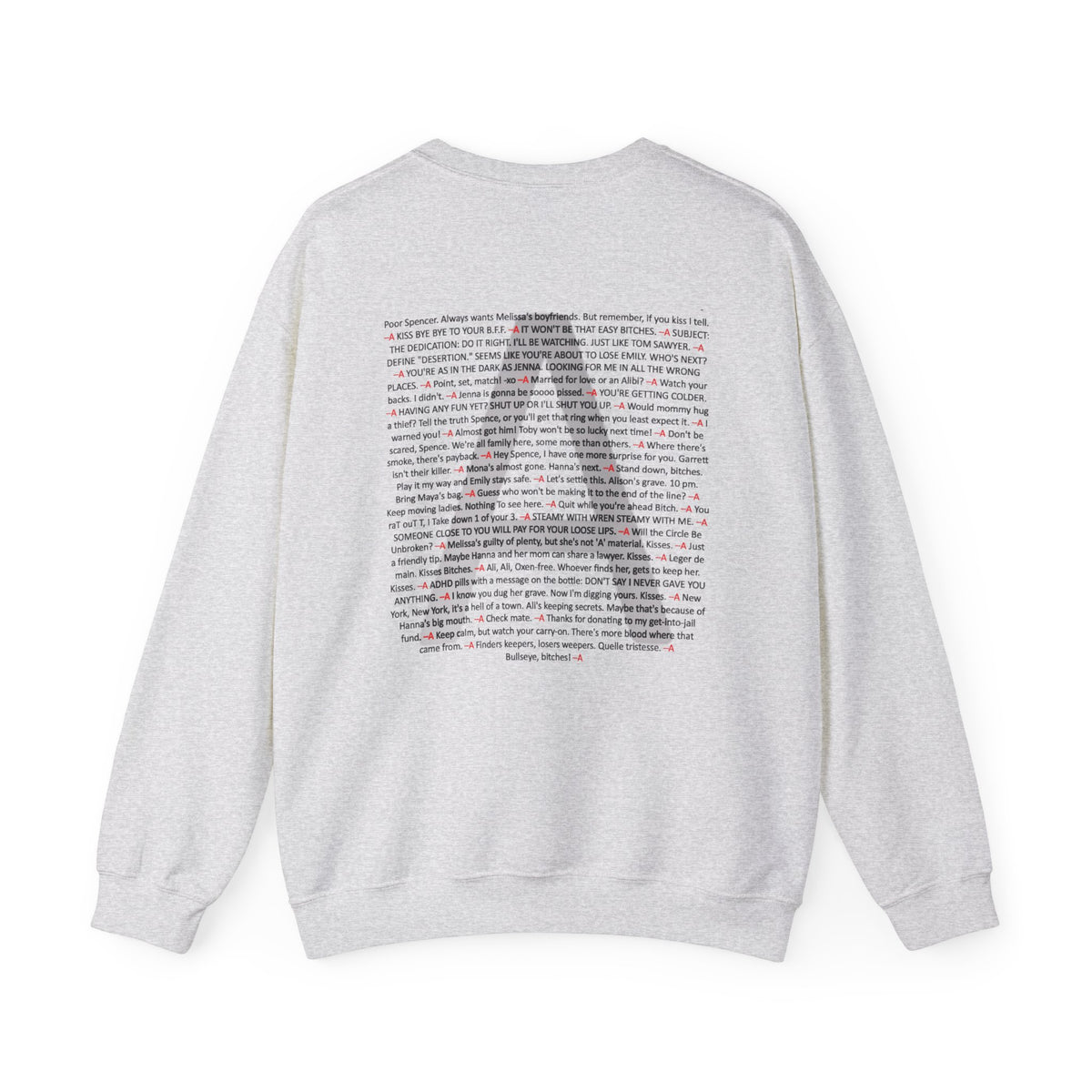Your Favorite Liar Spencer's Txts Crewneck Sweatshirt