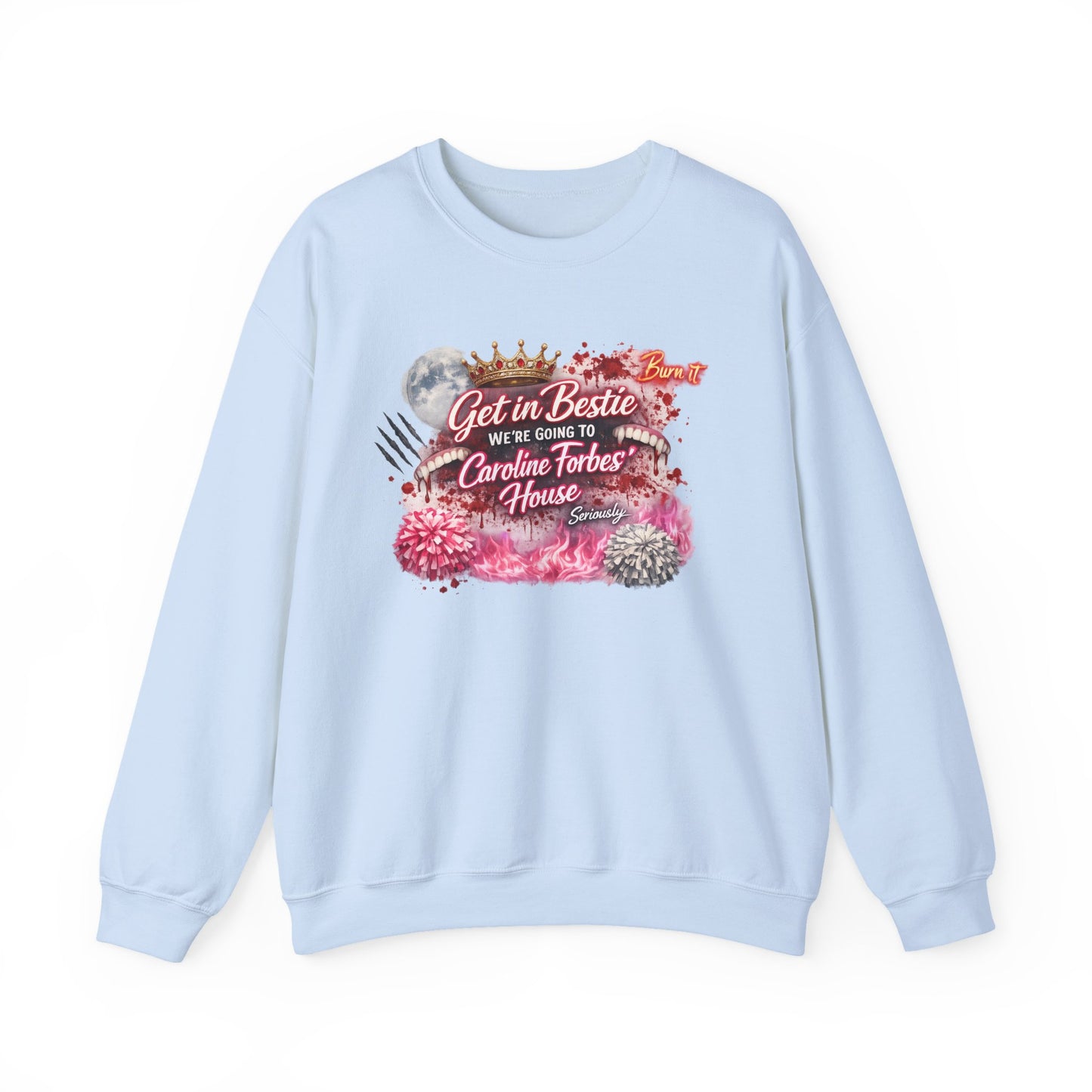 Get in Bestie (Caroline Forbes') Crewneck Sweatshirt