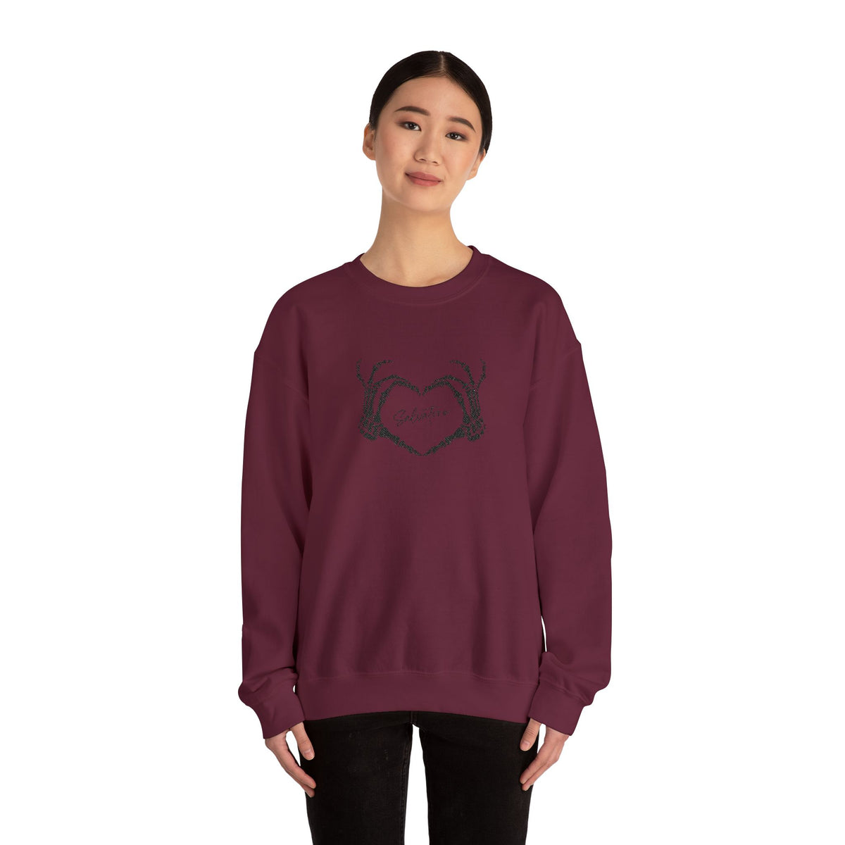 Skeletal Salvatore Crewneck Sweatshirt (Embroidery)