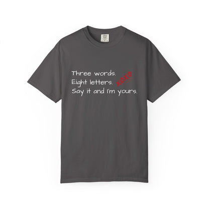 3 Words, 8 Letters Gossip Girl T-Shirt