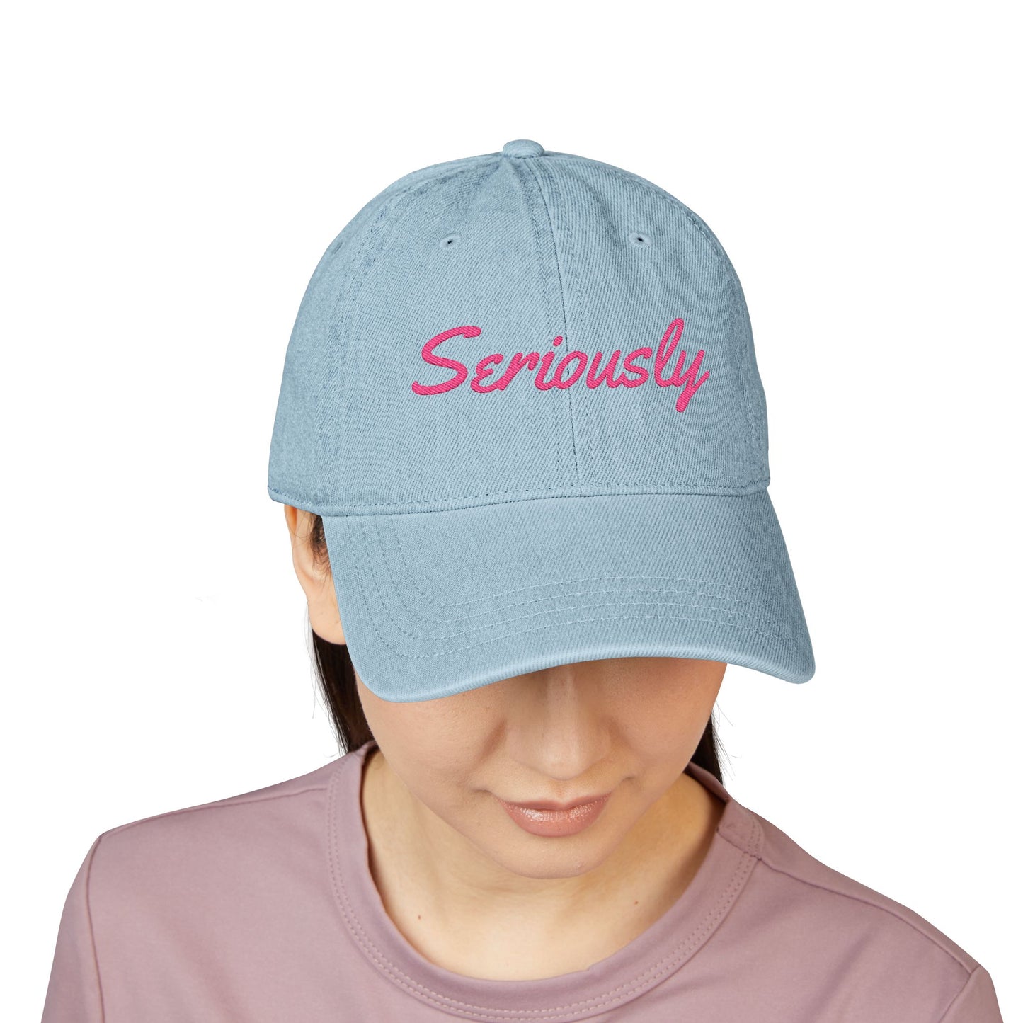 Seriously Denim Hat (Embroidery)