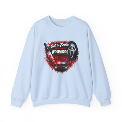 Get in Bestie (Woodsboro) Crewneck Sweatshirt
