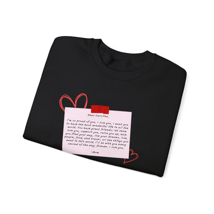 Caroline's Letter Crewneck Sweatshirt