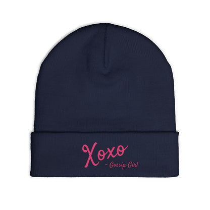 Xoxo Knit Beanie (Embroidery)