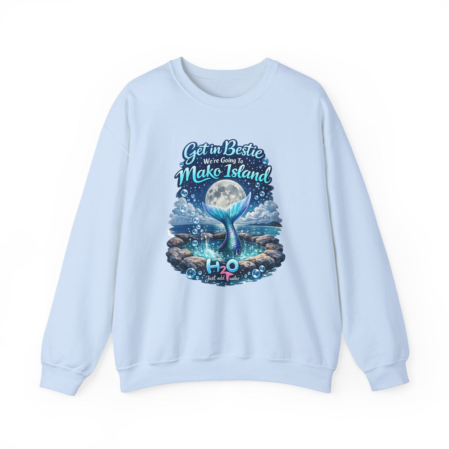 Get in Bestie (Mako Island) Crewneck Sweatshirt