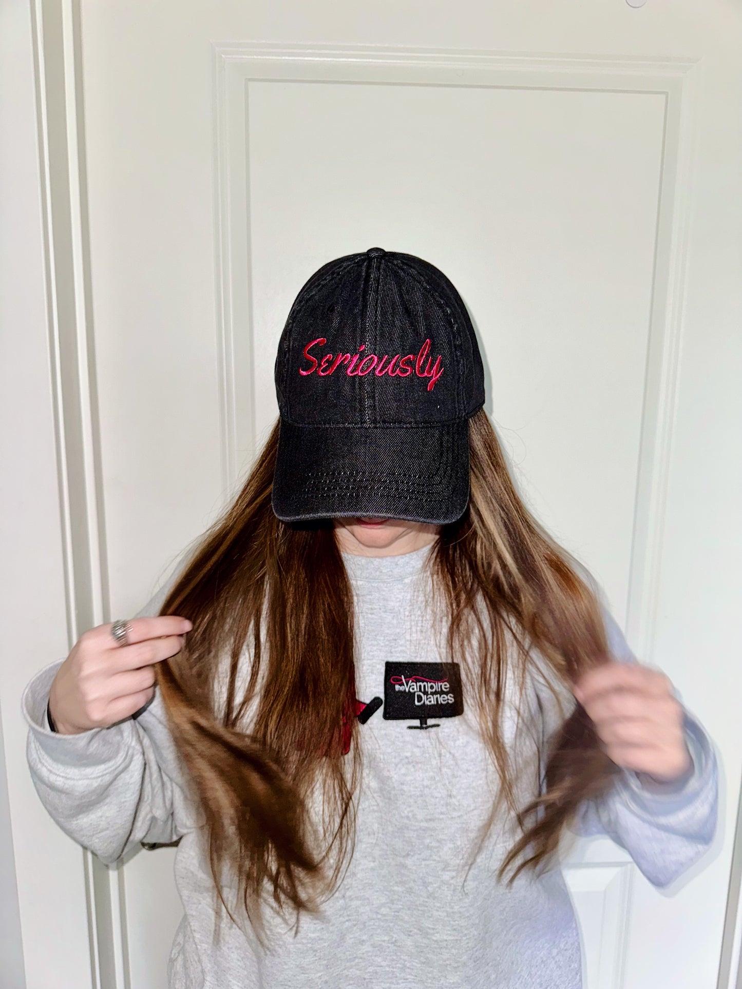 Seriously Denim Hat (Embroidery)