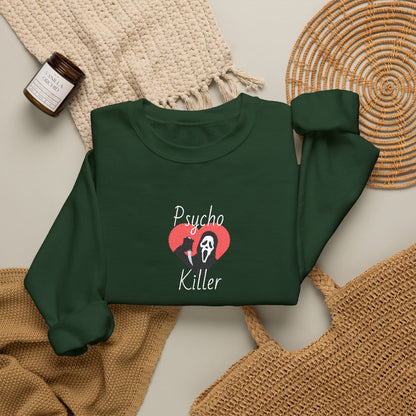 Psycho Killer Crewneck Sweatshirt (Embroidery)