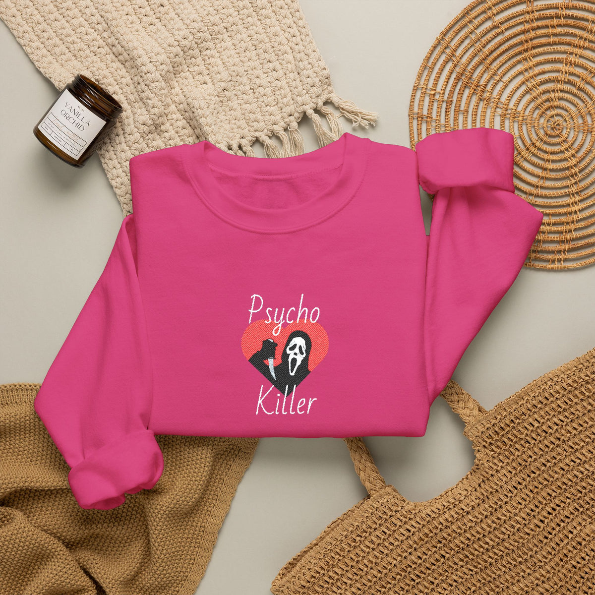 Psycho Killer Crewneck Sweatshirt (Embroidery)