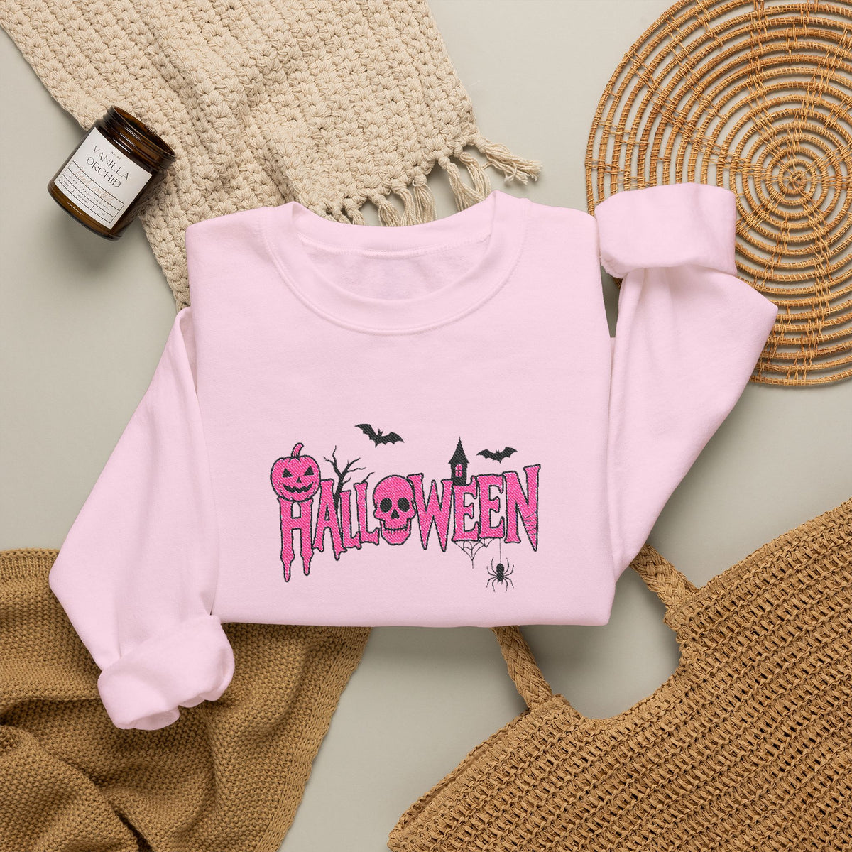 Halloween Crewneck Sweatshirt (Embroidery)