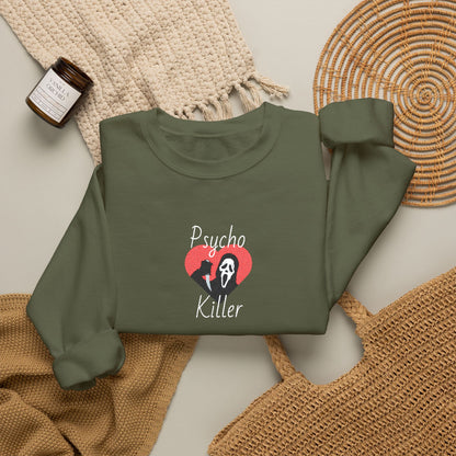 Psycho Killer Crewneck Sweatshirt (Embroidery)