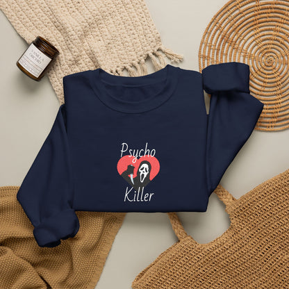 Psycho Killer Crewneck Sweatshirt (Embroidery)