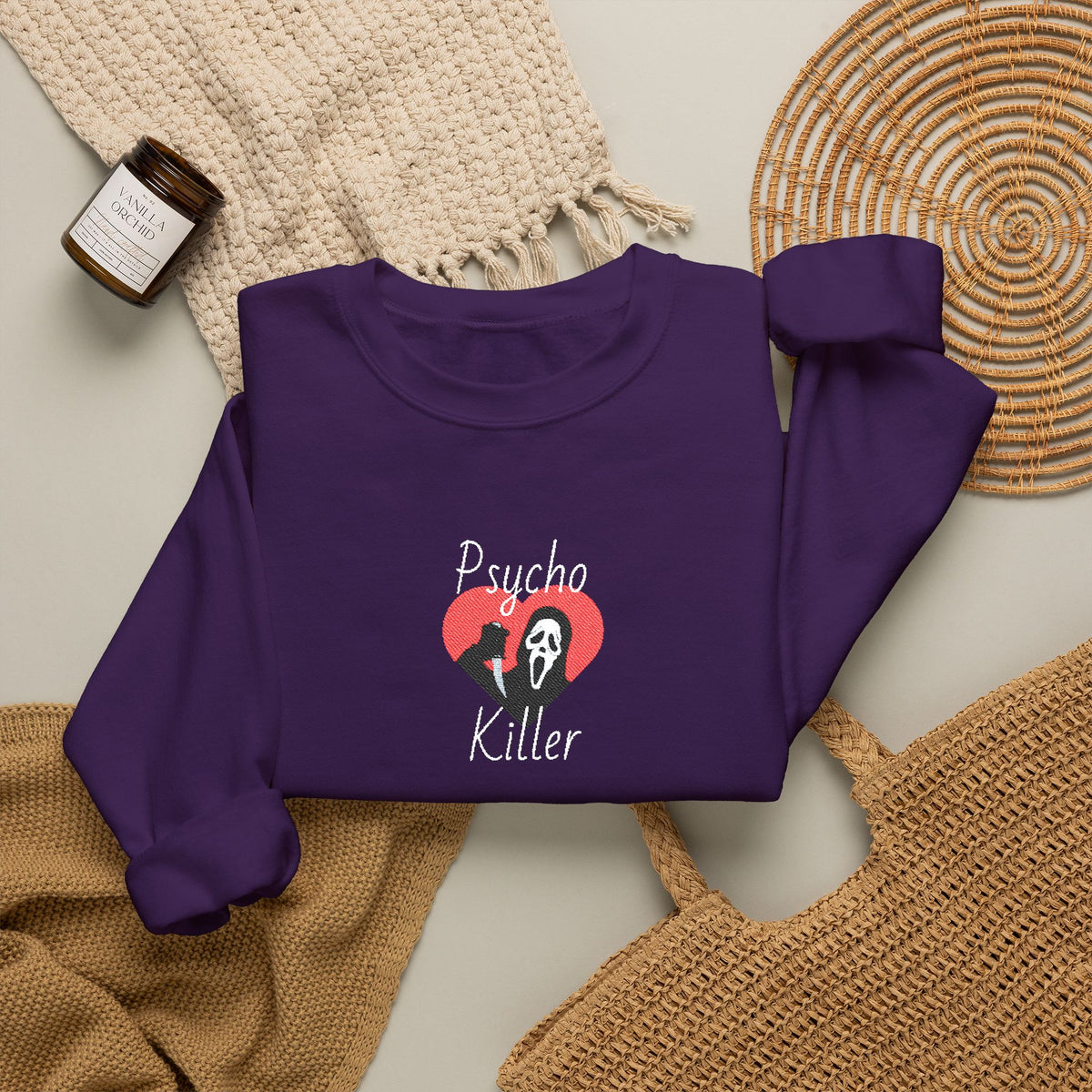 Psycho Killer Crewneck Sweatshirt (Embroidery)