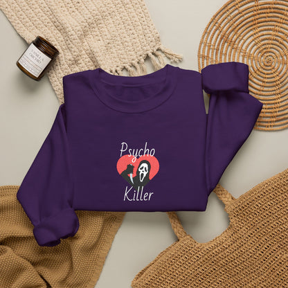 Psycho Killer Crewneck Sweatshirt (Embroidery)