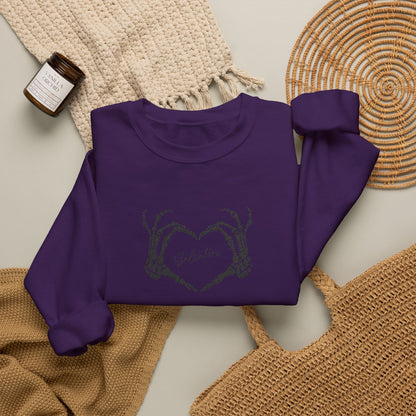 Skeletal Salvatore Crewneck Sweatshirt (Embroidery)
