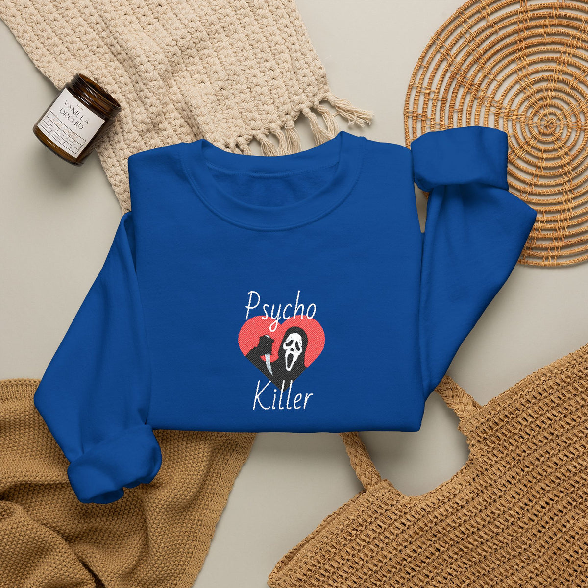Psycho Killer Crewneck Sweatshirt (Embroidery)