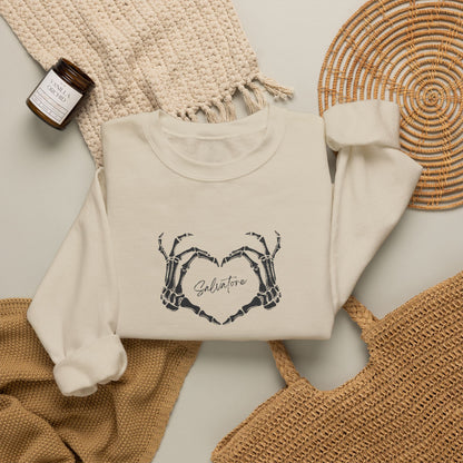 Skeletal Salvatore Crewneck Sweatshirt (Embroidery)