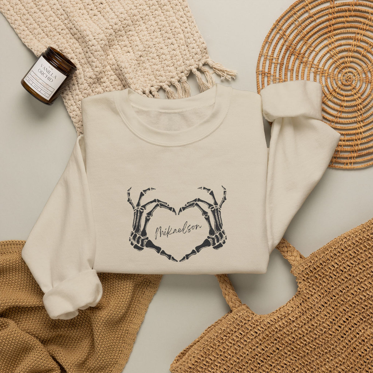 Skeletal Mikaelson Crewneck Sweatshirt (Embroidery)