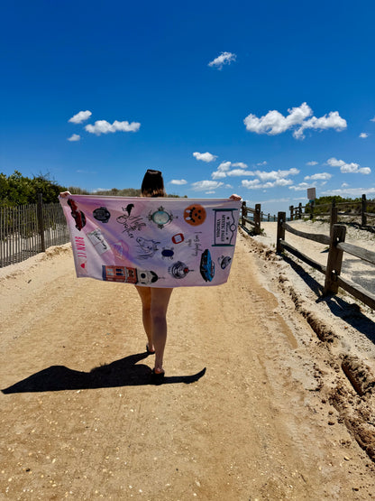 TVD Beach Towel